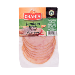 Jambon de poulet fumé