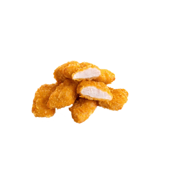 Chicken nuggets pané