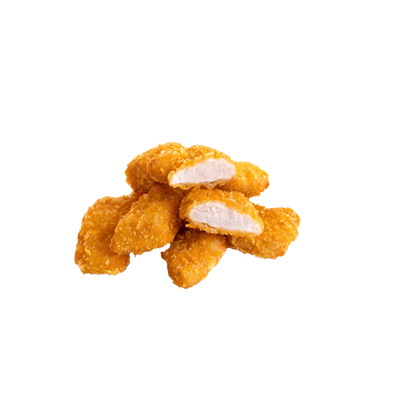 Chicken nuggets pané