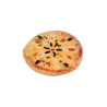 Pizza ronde 6/8 parts 4 fromages